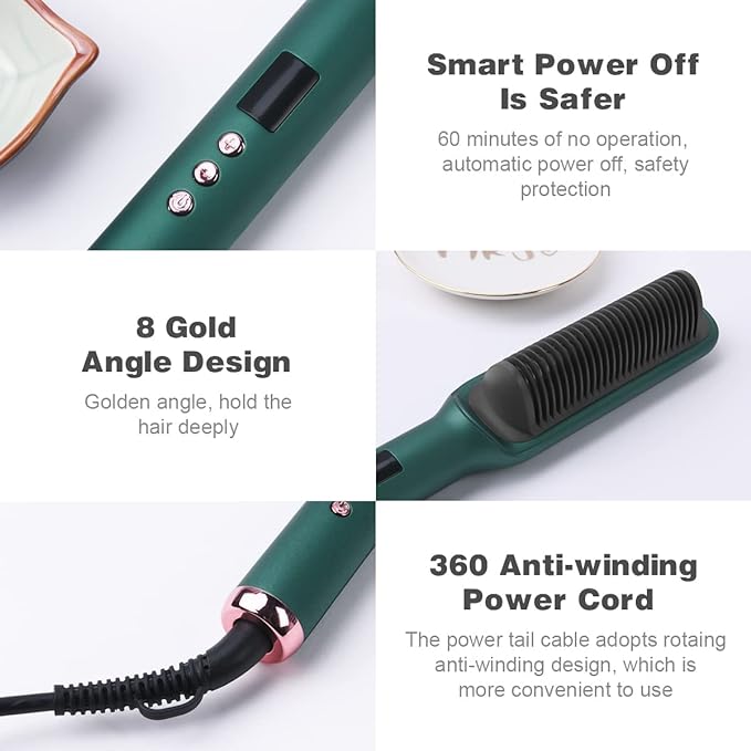 Smart Hair Straightener Comb